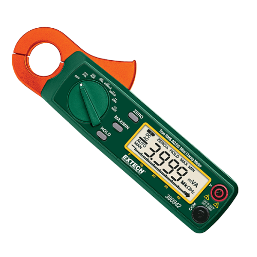 Extech 380942 30A True RMS AC/DC Mini Clamp Meter