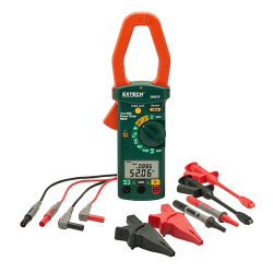 Extech 380976-K  Single Phase/Three Phase 1000A AC Power Clamp Meter Kit