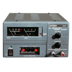 Extech 382203  Analog Triple Output DC Power Supply