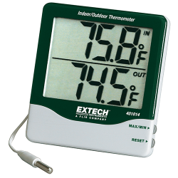 Extech 401014  Big Digit Indoor/Outdoor Thermometer