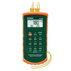 Extech 421509  7 Thermocouple Dual Input Datalogger with Alarm