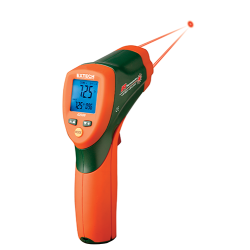 Extech 42509   Dual Laser IR Thermometer with Color Alert