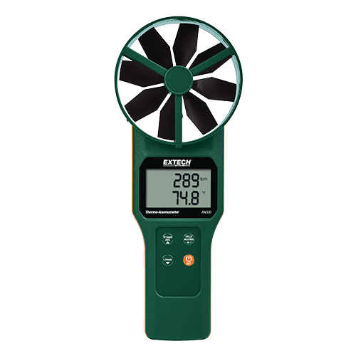 Extech AN300   Large Vane CFM/CMM Thermo-Anemometer