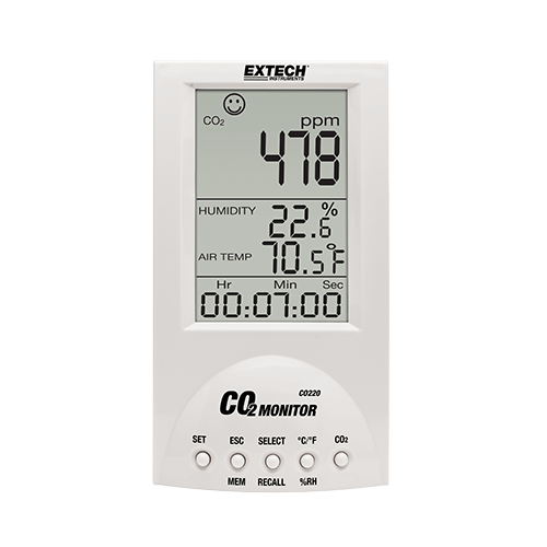 Extech CO220  Desktop Indoor Air Quality CO2