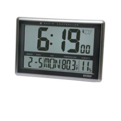 Extech CTH10 Radio-Controlled Wall Clock Hygro-Thermometer