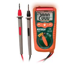 Extech DM220  Mini Pocket MultiMeter with Non-Contact Voltage Detector