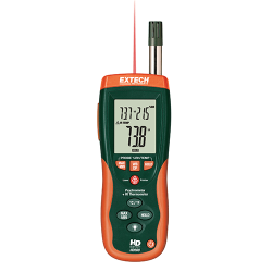 Extech HD500 Psychrometer with InfraRed Thermometer