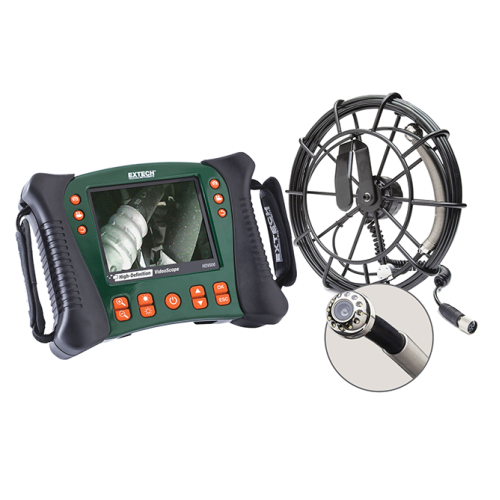 Extech HDV650-10G HD VideoScope Plumbing Kit with 10m Probe