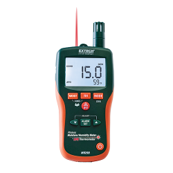 Extech MO290   Pinless Moisture Psychrometer + IR