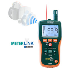 Extech MO297  Pinless Moisture Psychrometer with IR Thermometer and Bluetooth METERLiNK™