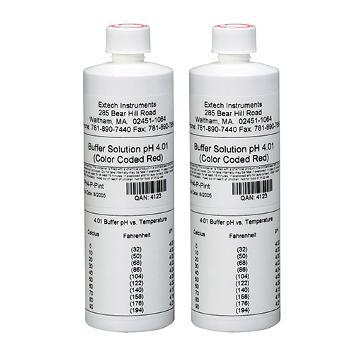 Extech PH4-P  4pH Buffer Solution (2 Bottles)