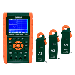 Extech PQ3470-2  200A Power Analyzer Kit: PQ3470 with PQ34-2