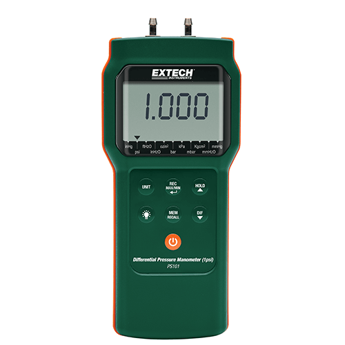 Extech PS101   Differential Pressure Manometer (1psi)