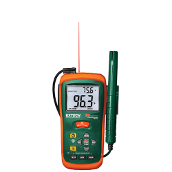 Extech RH401 Digital Psychrometer + InfraRed Thermometer