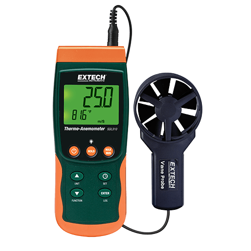 Extech SDL310  Thermo-Anemometer/Datalogger