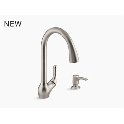 Barossa K-R78035-SD Touchless Pull-Down Kitchen Sink Faucet