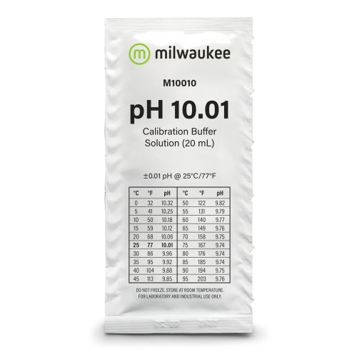 Milwaukee M10010B pH 10.01 Calibration Solution Sachets (25) in Pakistan