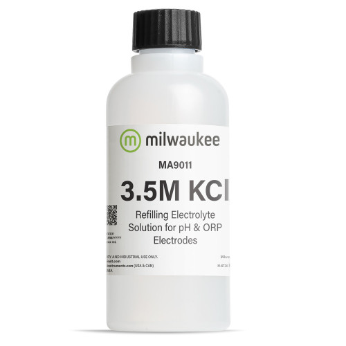 Milwaukee MA9011 Refilling Electrolyte Solution 3.5M KCl for pH/ORP electrodes in Pakistan