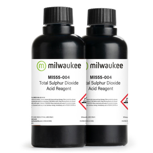 Milwaukee MI555-004 Total SO2 Acid Reagent for MI455 Mini Titrator (2 x 210 mL bottles) in Pakistan