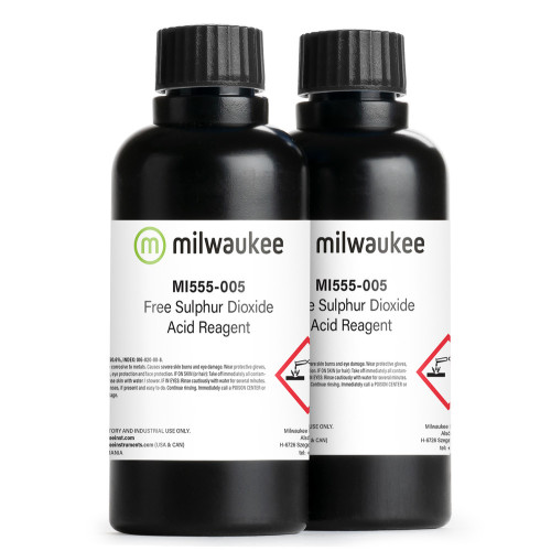 Milwaukee MI555-005 Free SO2 Acid Reagent for MI455 Mini Titrator (2 x 210 mL bottles) in Pakistan