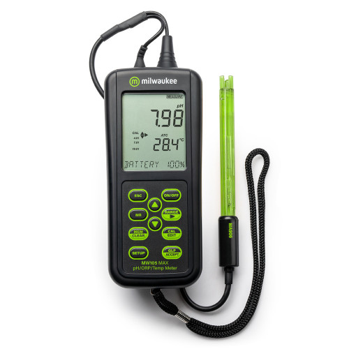 Milwaukee MW105 MAX Waterproof pH/ORP/Temp Portable Meter in Pakistan