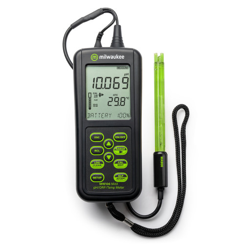 Milwaukee MW106 MAX Waterproof pH/ORP/Temp Logging Portable Meter in Pakistan