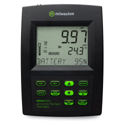 Milwaukee MW180 MAX pH/mV/EC/TDS/NaCl/Temp Bench Meter with Logging in Pakistan