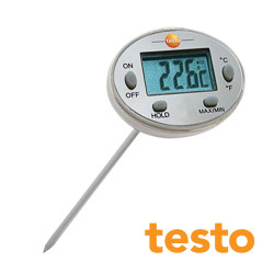 Waterproof mini probe thermometer