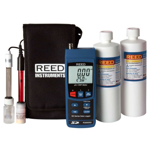 REED R3000SD-KIT2 Data Logging pH/ORP Meter with Electrodes and Buffer Solution in Pakistan