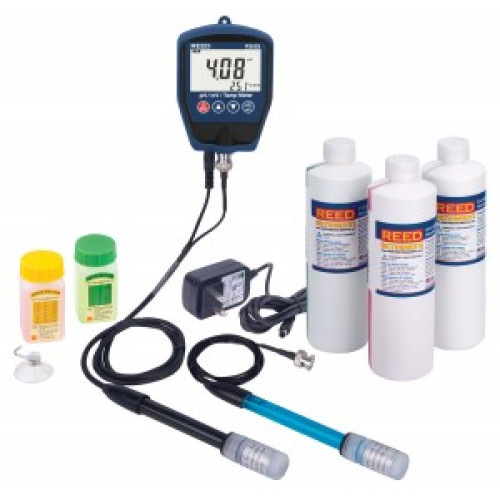 REED R3525-KIT3 pH/mV Meter with ORP Electrode, pH/Conductivity Solutions and Power Adapter Kit in Pakistan