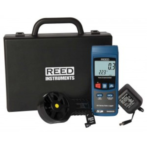 REED R4000SD-KIT Data Logging Vane Thermo-Anemometer with Power Adapter and SD Card in Pakistan