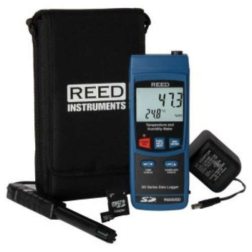 REED R6050SD-KIT Data Logging Thermo-Hygrometer with Power Adapter and SD Card in Pakistan