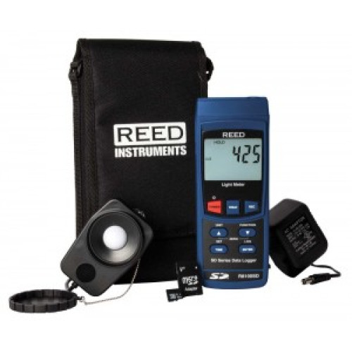 REED R8100SD-KIT Data Logging Light Meter with Power Adapter and SD Card in Pakistan