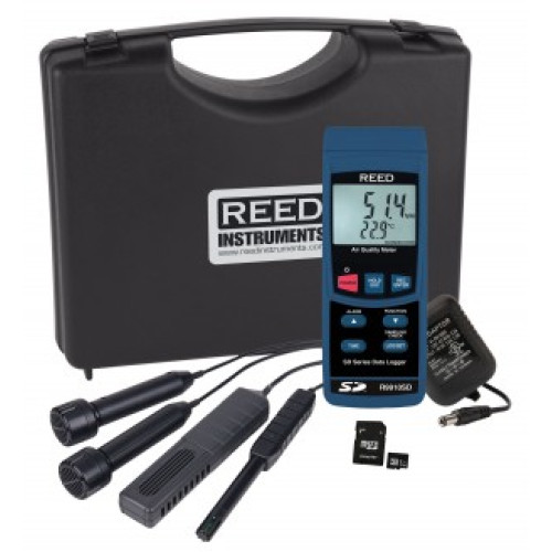 REED R9910SD-KIT Data Logging Indoor Air Quality Meter Kit with Power Adapter and SD Card in Pakistan